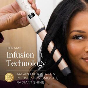 Remington Ceramic Hair Curler - Gold and Black